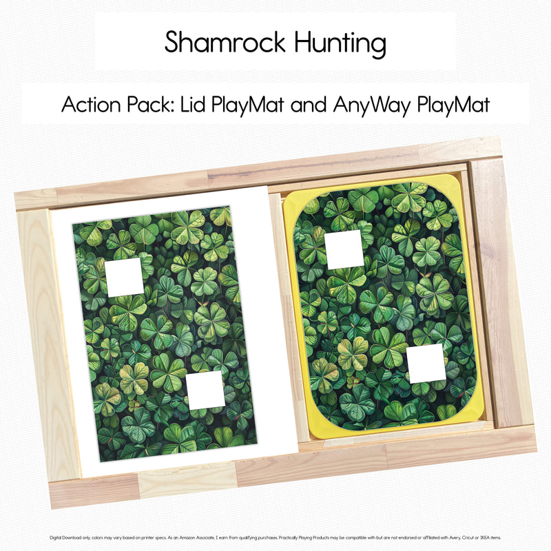 Shamrock Hunting - Two Square PlayMat