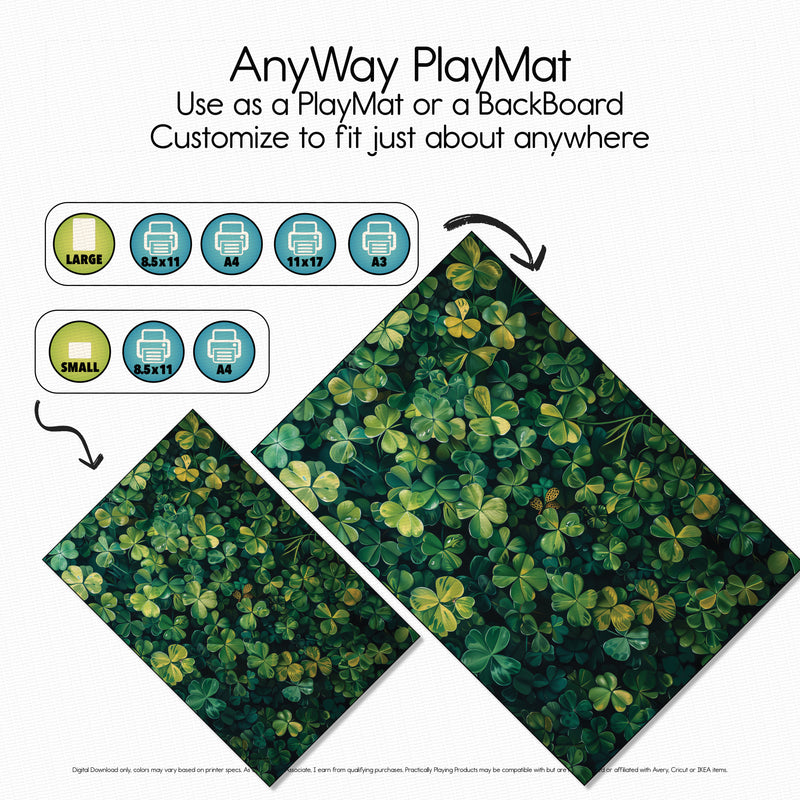 Shamrock Hunting - PlayMat - Design 4