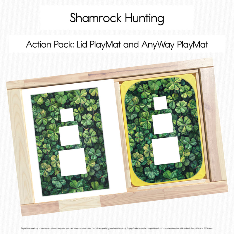 Shamrock Hunting - Small Medium Large PlayMat