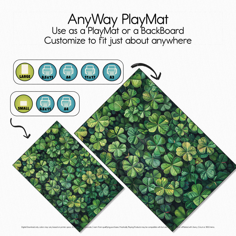 Shamrock Hunting - PlayMat - Design 1