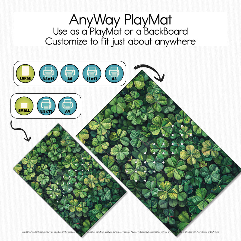 Shamrock Hunting - GeoStripe PlayMat