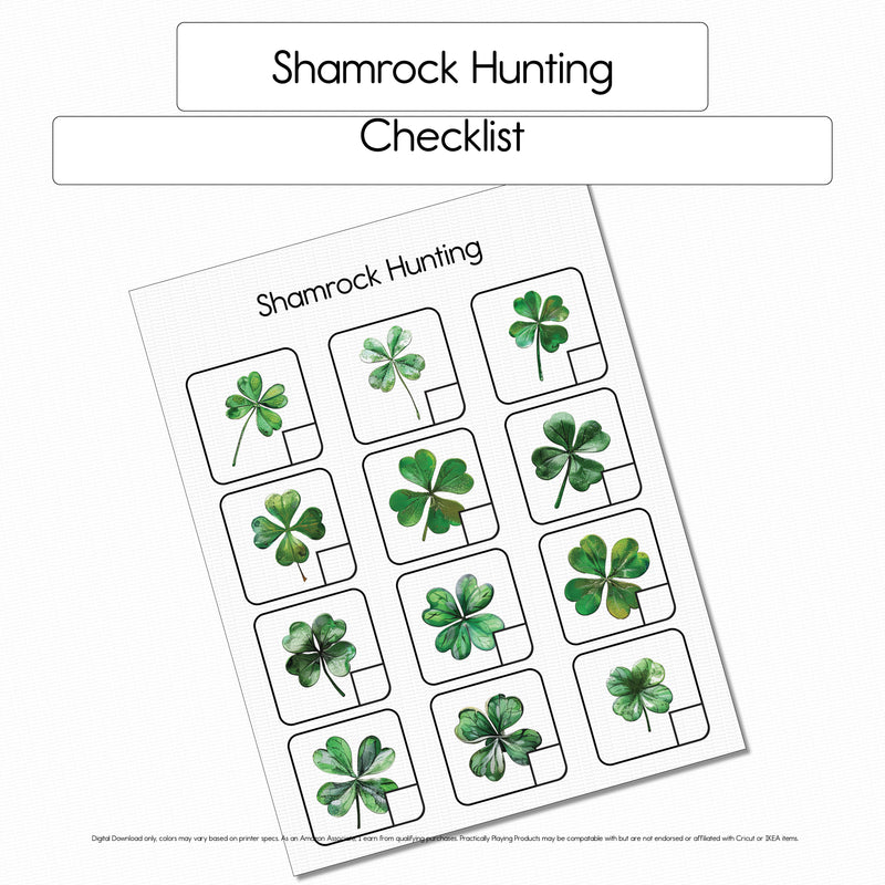 Shamrock Hunting - Checklist