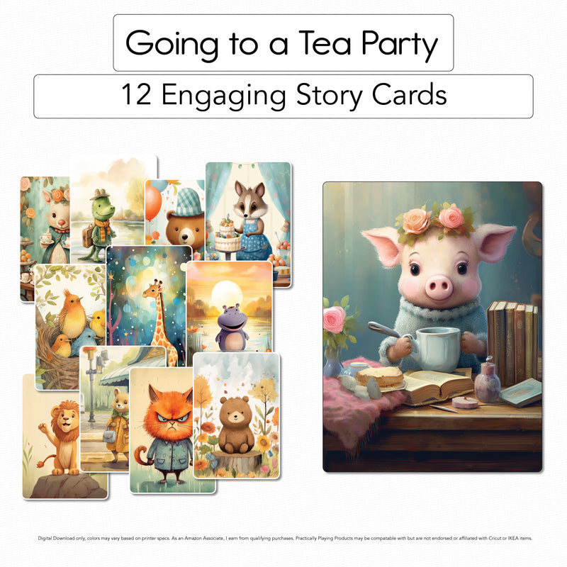 Going to a Tea Party - 12 Story Cards