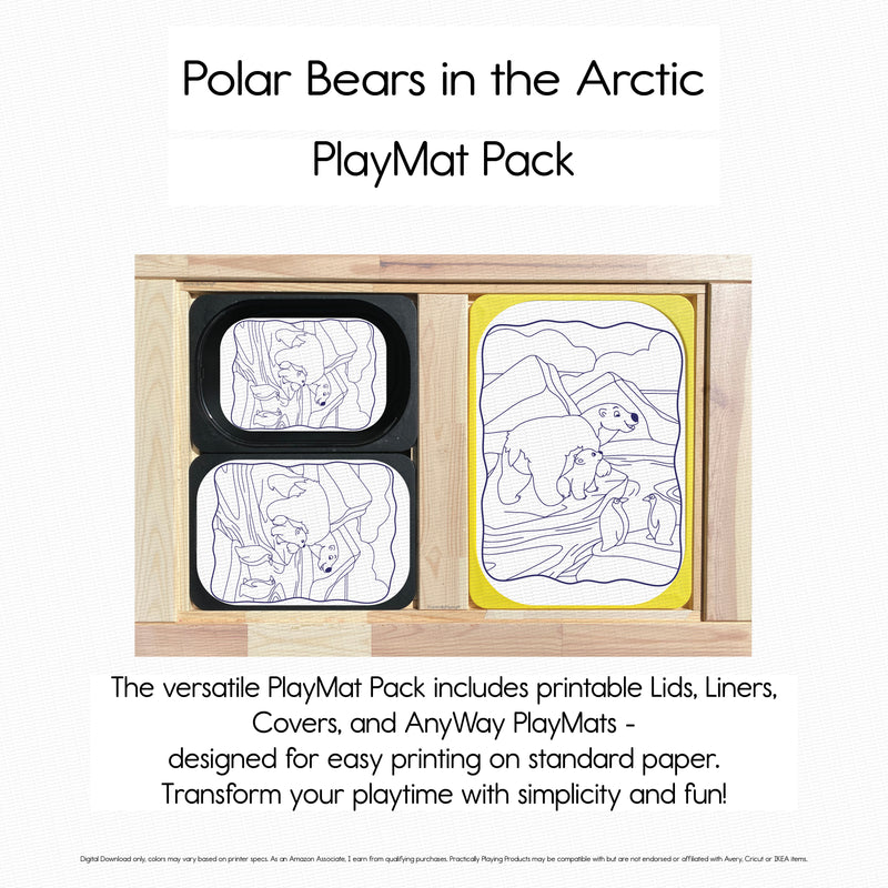 Polar Bears in the Arctic - PlayMat - Design 1