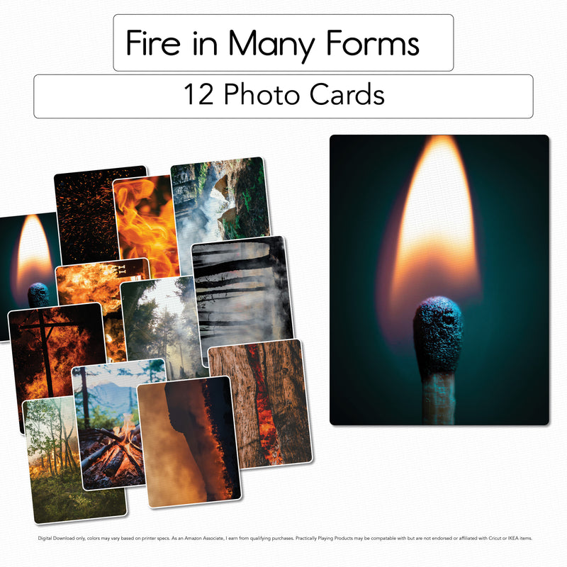 Fire Photo Pack - Photo Cards