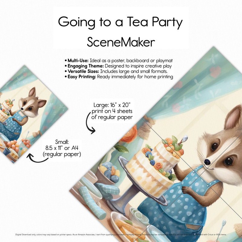 Going to a Tea Party - Scene Maker Design 3