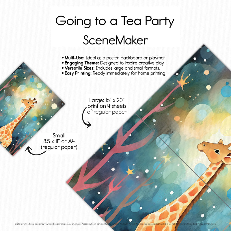 Making Tea Scenes Going to a Tea Party - Scene Maker Design 4 – Practically Playing