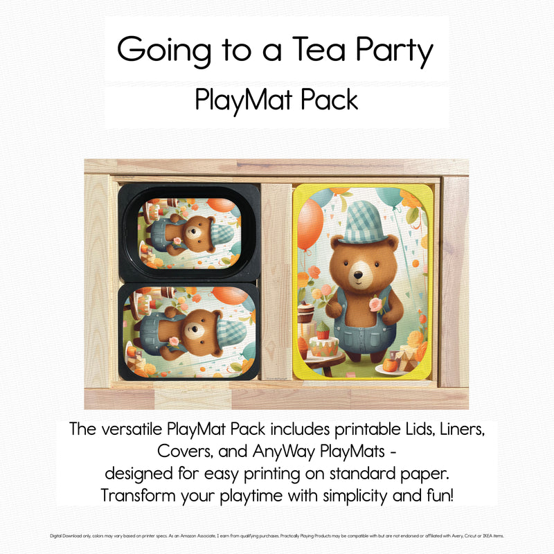 Going to a Tea Party - PlayMat - Design 2