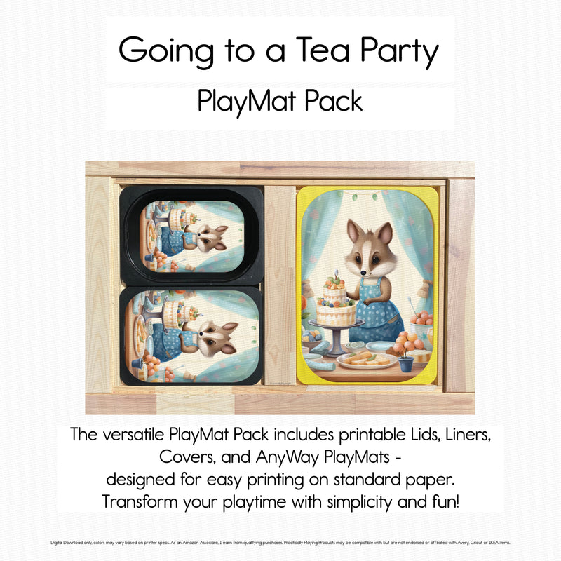 Going to a Tea Party - PlayMat - Design 3