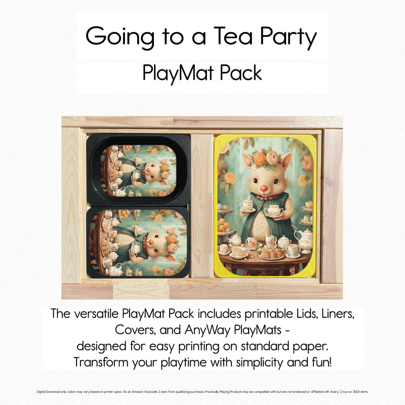 Going to a Tea Party - PlayMat - Design 12