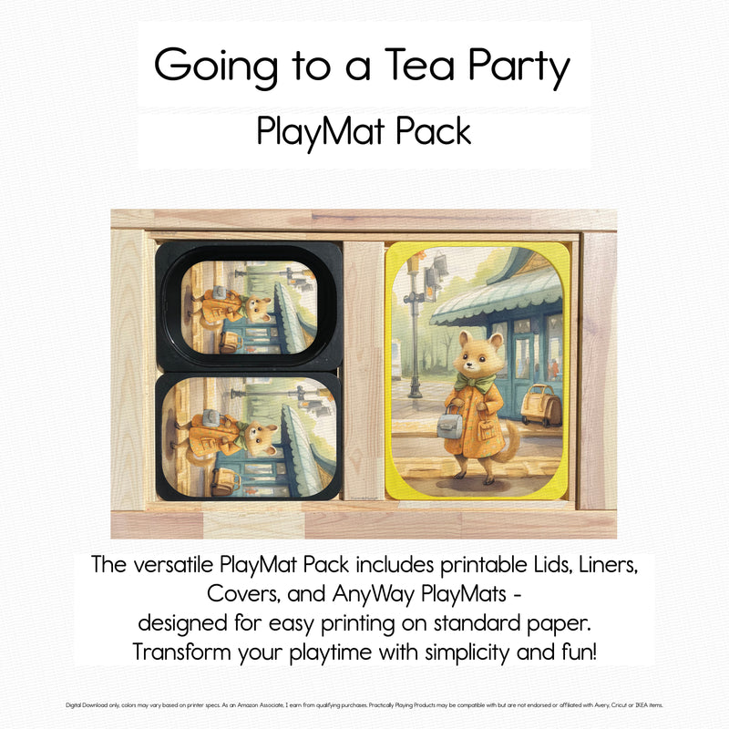Going to a Tea Party - PlayMat - Design 8