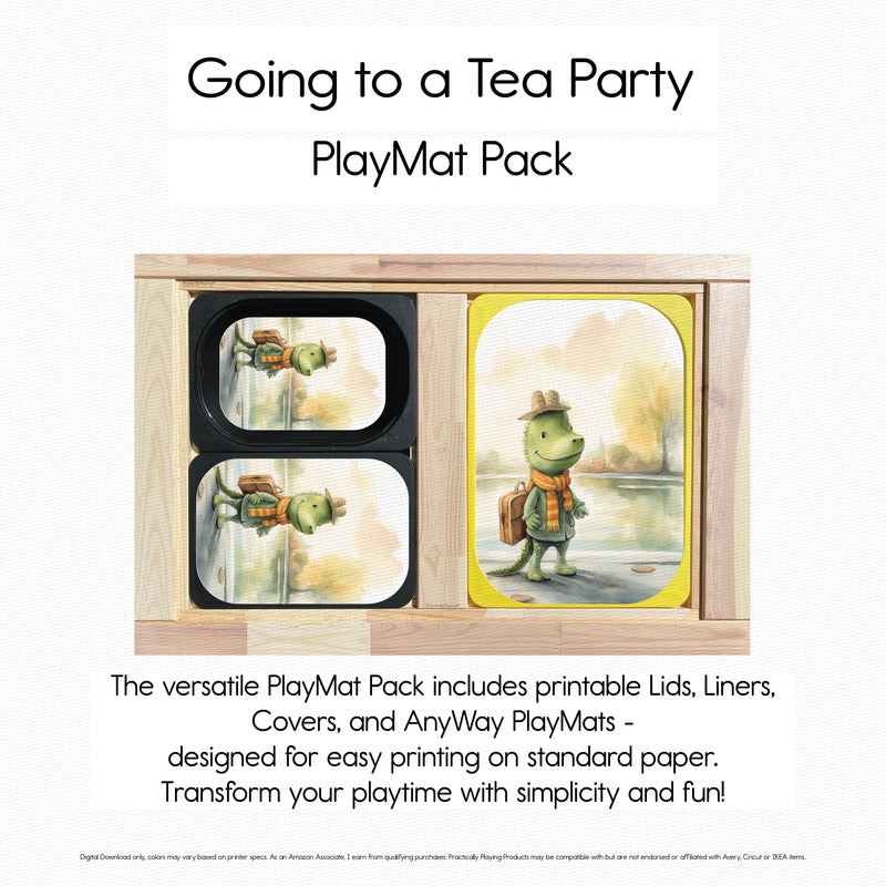 Going to a Tea Party - PlayMat - Design 1