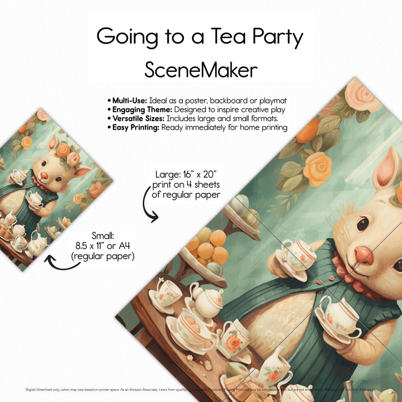 Going to a Tea Party - Scene Maker Design 12