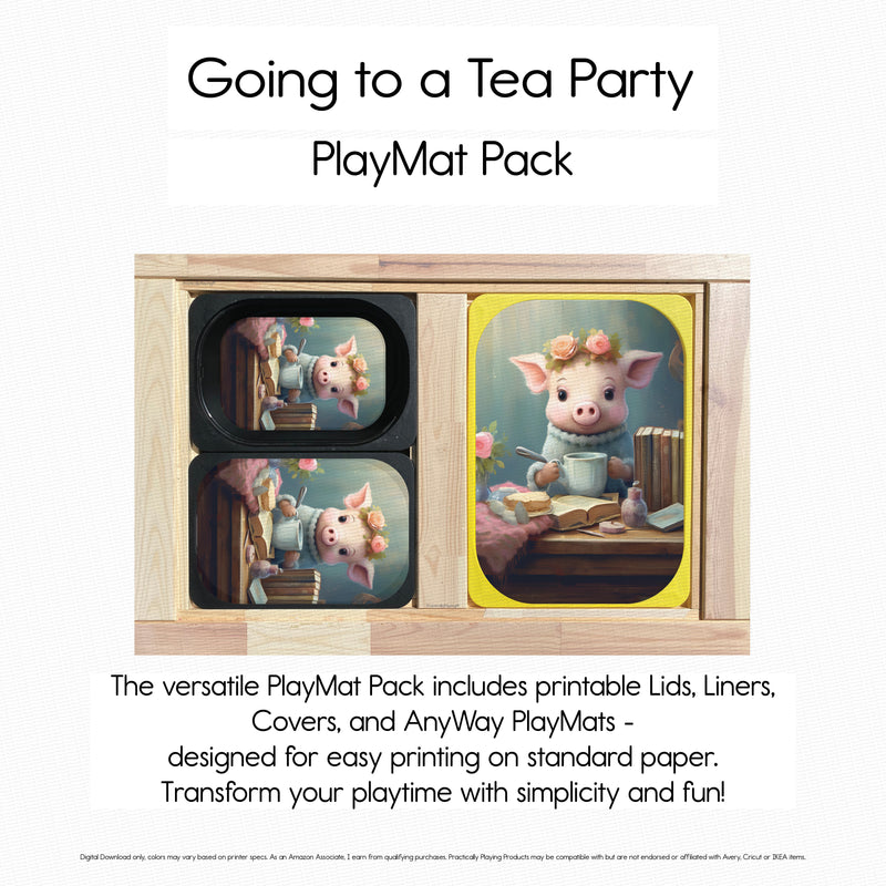 Going to a Tea Party - PlayMat - Design 7