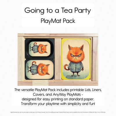 Going to a Tea Party - PlayMat - Design 9