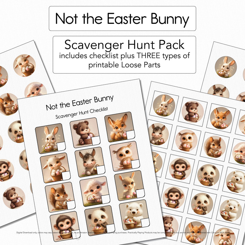Not the Easter Bunny - Scavenger Hunt