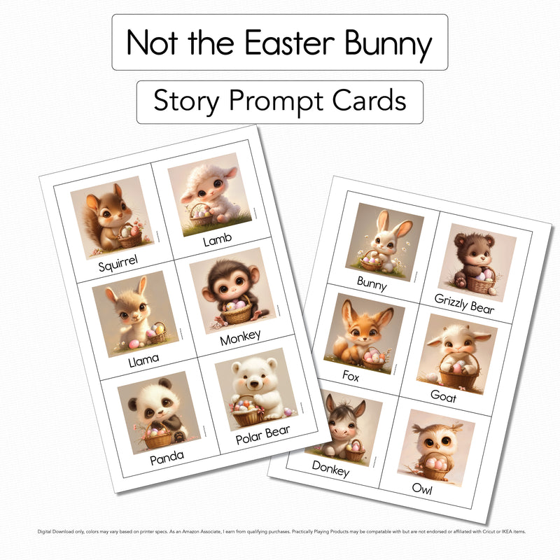 Not the Easter Bunny - Story Prompt Cards
