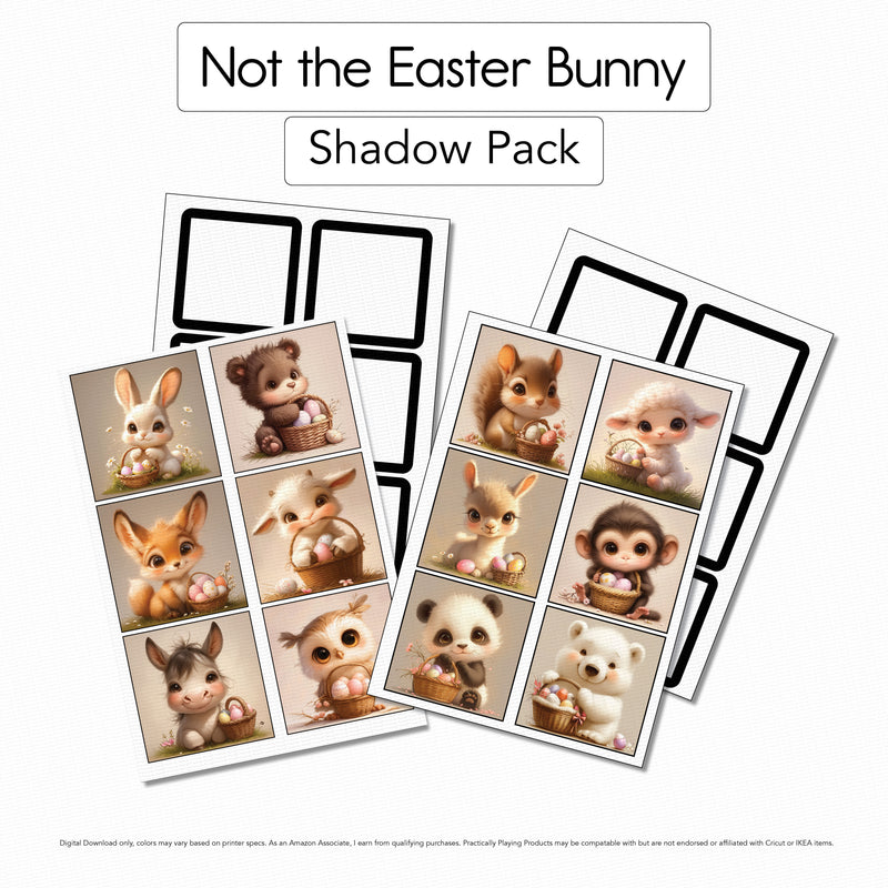 Not the Easter Bunny - Shadow Cards