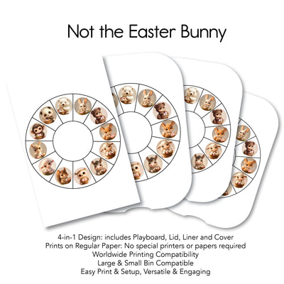 Not the Easter Bunny - Twelve Wheel PlayMat