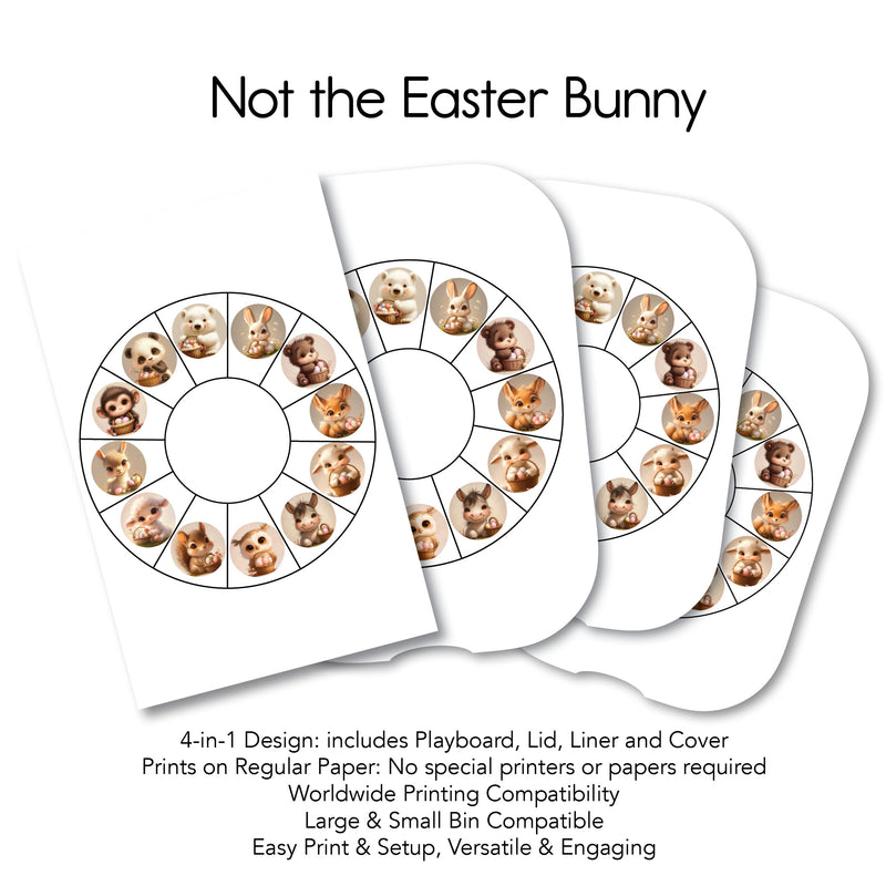 Not the Easter Bunny - Twelve Wheel PlayMat