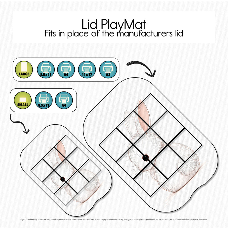 Bunny Tails - Square Puzzle PlayMat