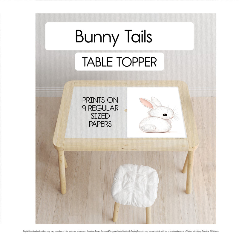 Bunny Tails - Table Topper or Poster