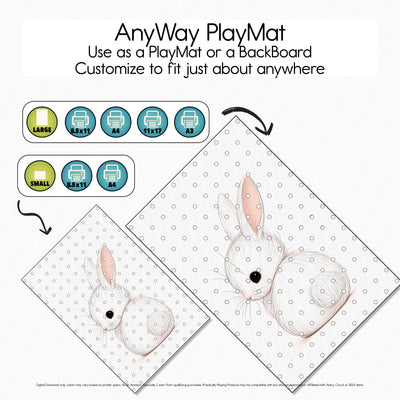 Bunny Tails - Geoboard PlayMat