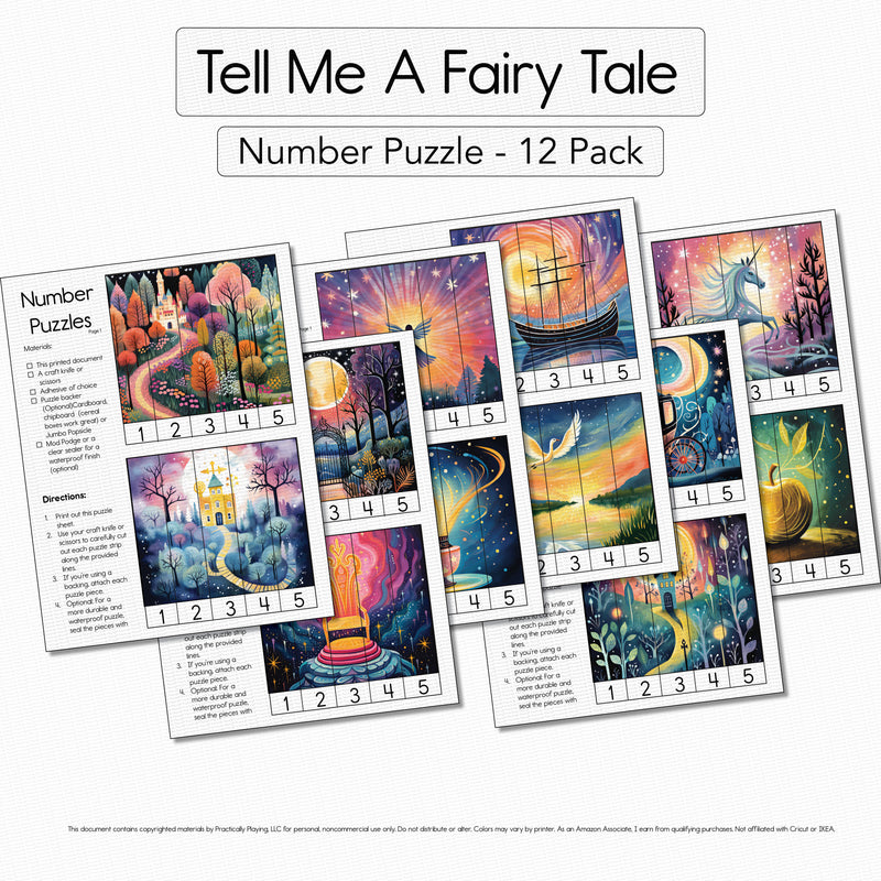 Tell Me a Fairytale - Number Puzzle Pack