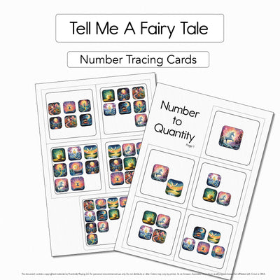 Tell Me a Fairy Tale - Number Tracing Cards