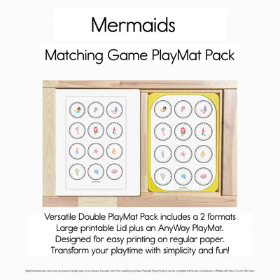 Mermaids - Matching GameBoard
