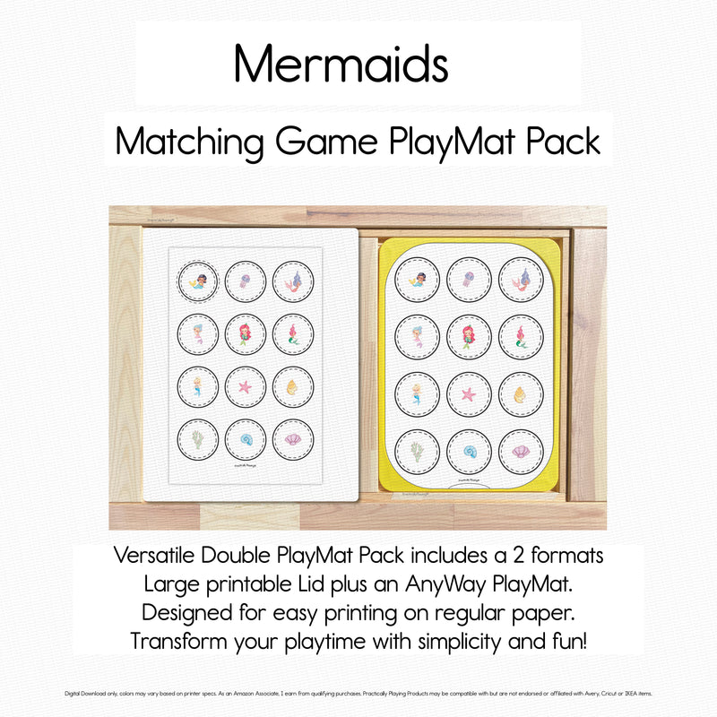 Mermaids - Matching GameBoard