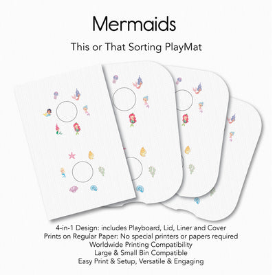 Mermaids - This or That PlayMat