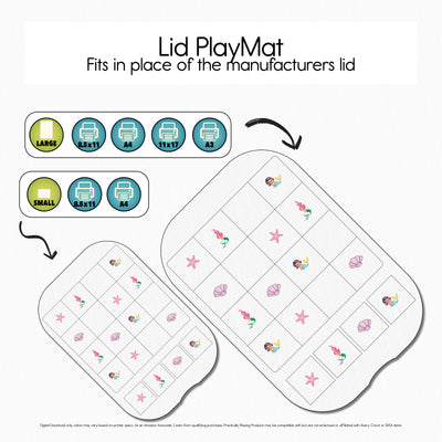 Mermaids - Sudoku Board PlayMat
