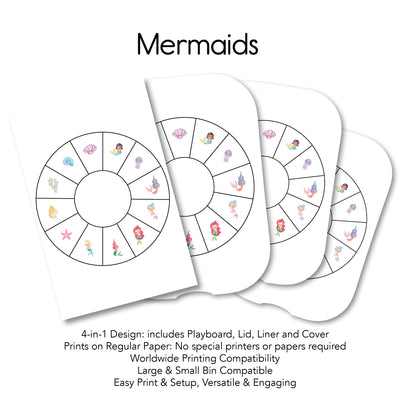 Mermaids - Twelve Wheel PlayMat