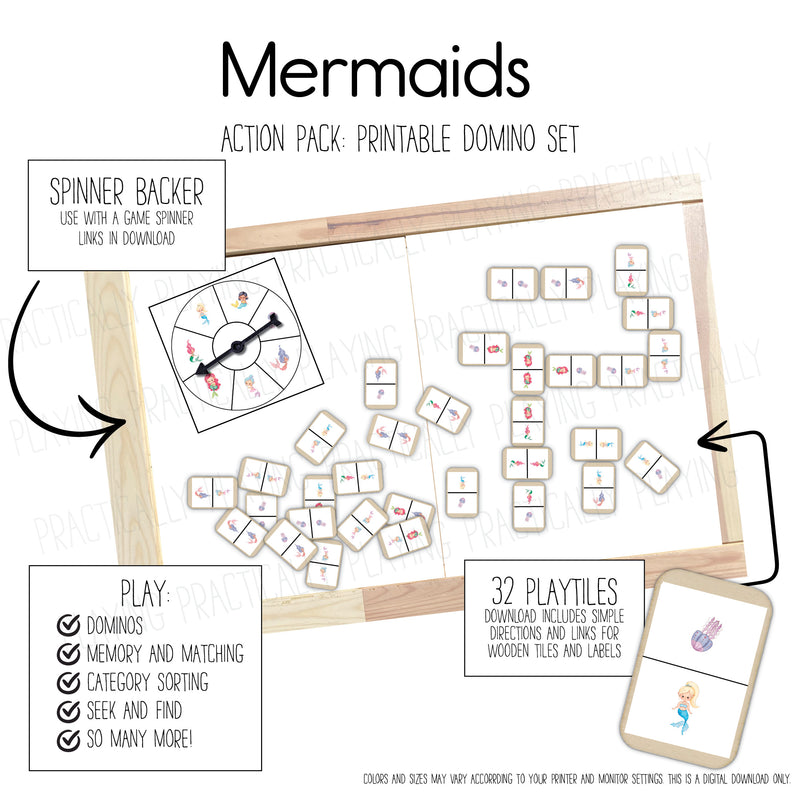 Mermaids - Dominos Game Pack