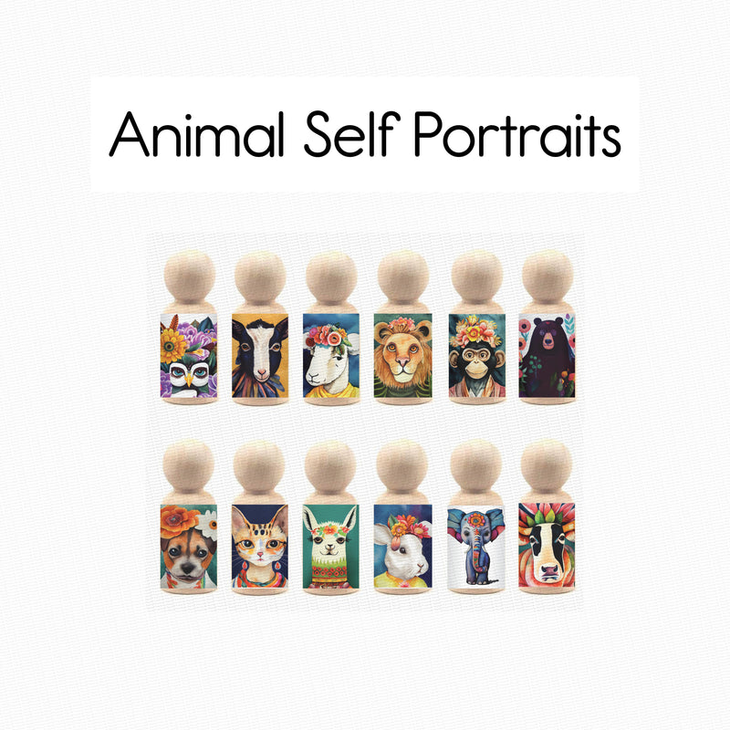 Animal Self Portraits - Wrapable 12 Pack