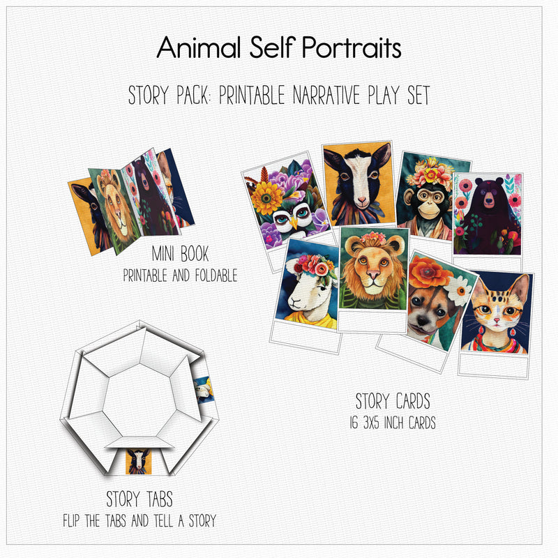 Animal Self Portraits - My Story Pack