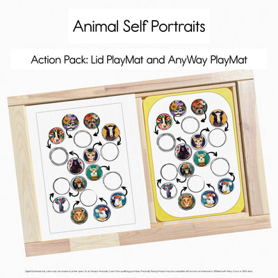 Animal Self Portraits - Six Hole PlayMat