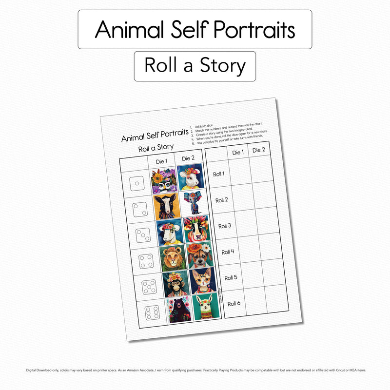 Animal Self Portraits - Roll a Story