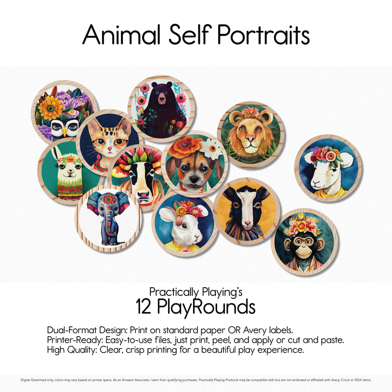 Animal Self Portraits - PlayRound