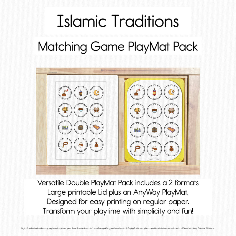 Islamic Traditions - Matching GameBoard