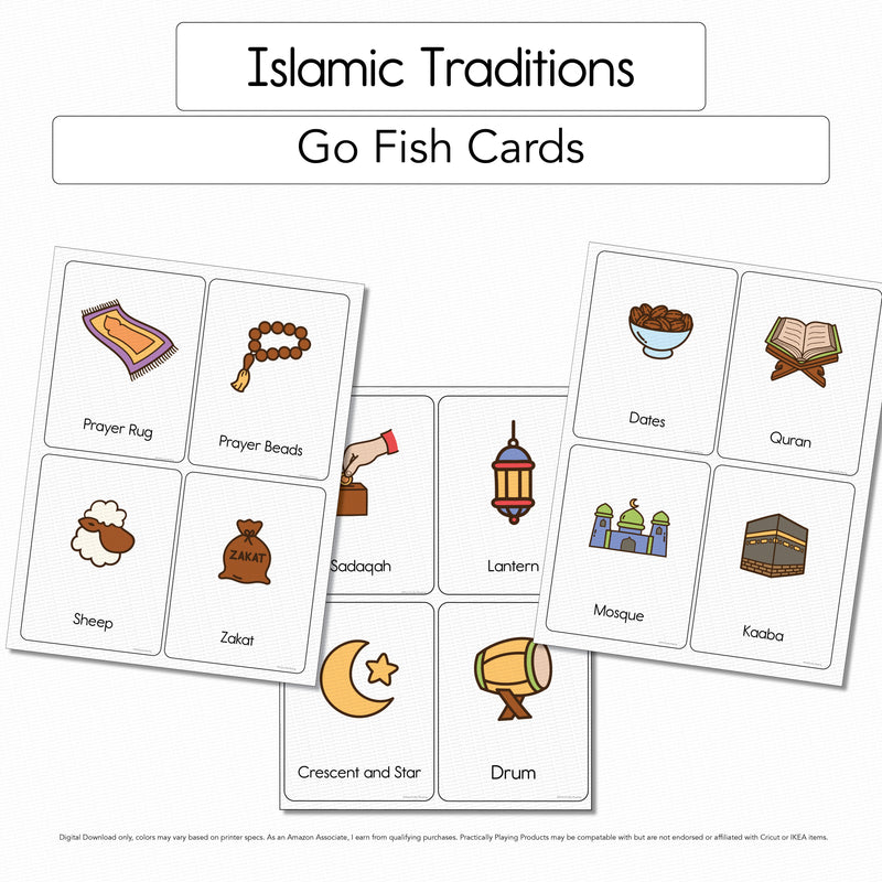Islamic Traditions - Go Fish Cards