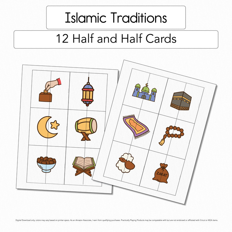 Islamic Traditions - Half and Half cards