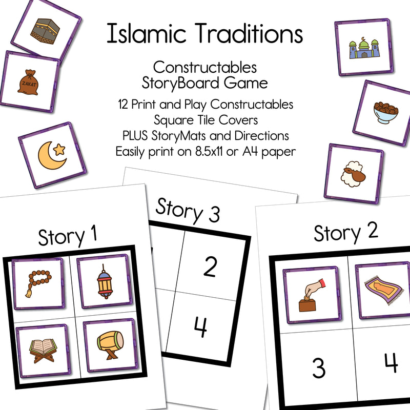 Islamic Traditions - Constructables StoryBoard Game