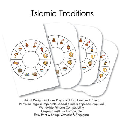 Islamic Traditions - Twelve Wheel PlayMat