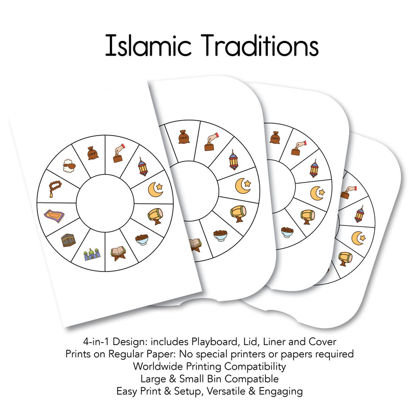 Islamic Traditions - Twelve Wheel PlayMat