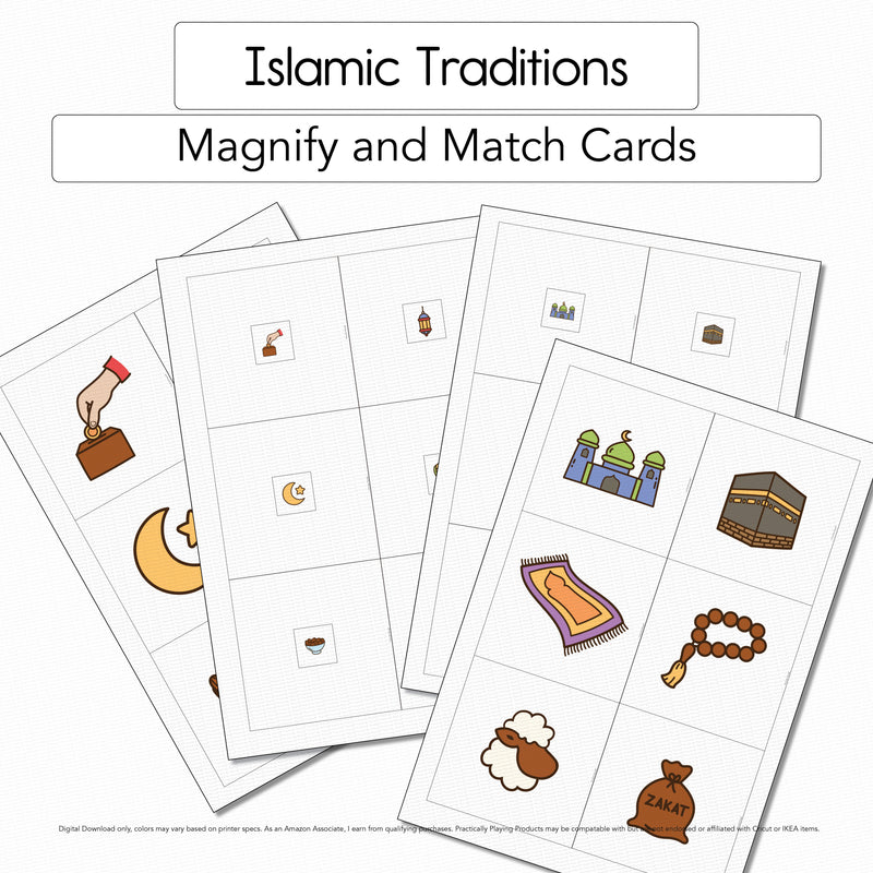 Islamic Traditions - Magnify and Match Cards