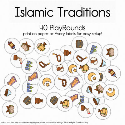 Islamic Traditions - Bingo Game