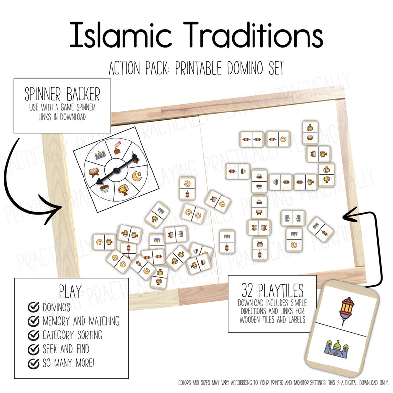 Islamic Traditions - Dominos Game Pack