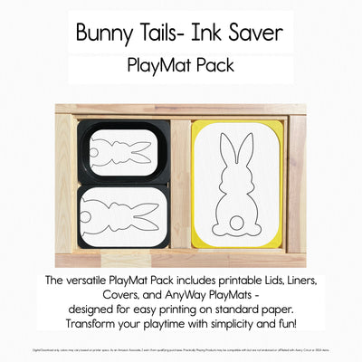 Bunny Tails- Ink Saver - PlayMat